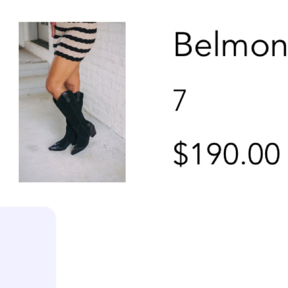 Belmont Western Boots - Black